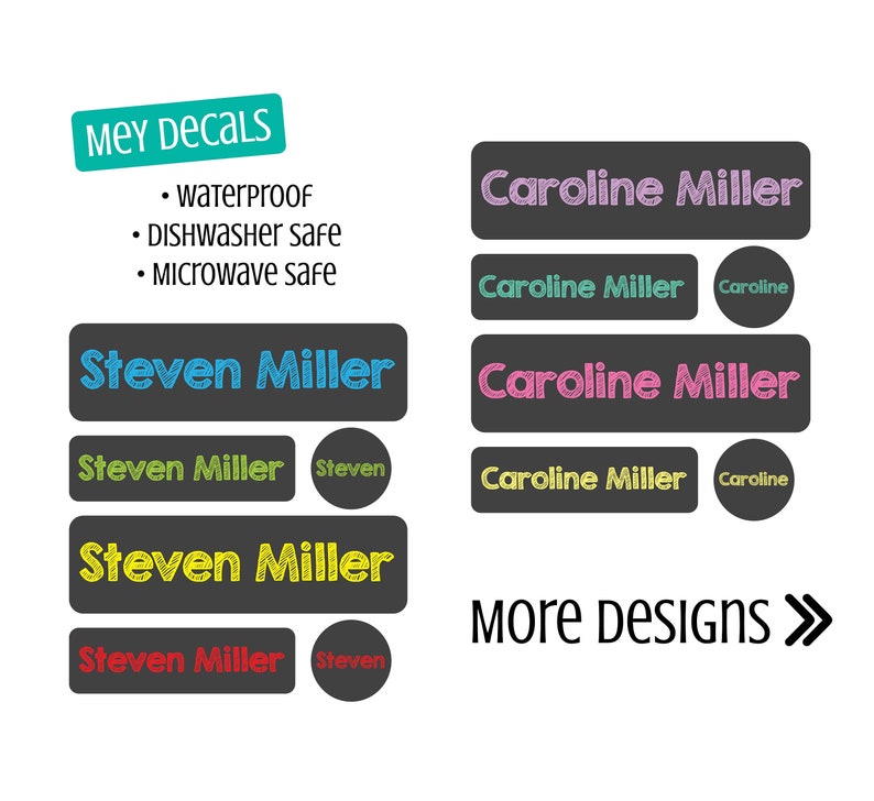 Custom Name Labels for Daycare Preschool Labels Waterproof Etsy