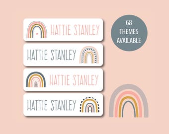 Personalized Name Labels for Kids Waterproof Labels Dishwasher Safe Bottle Labels for Daycare, School Supply Labels Custom Name Stickers