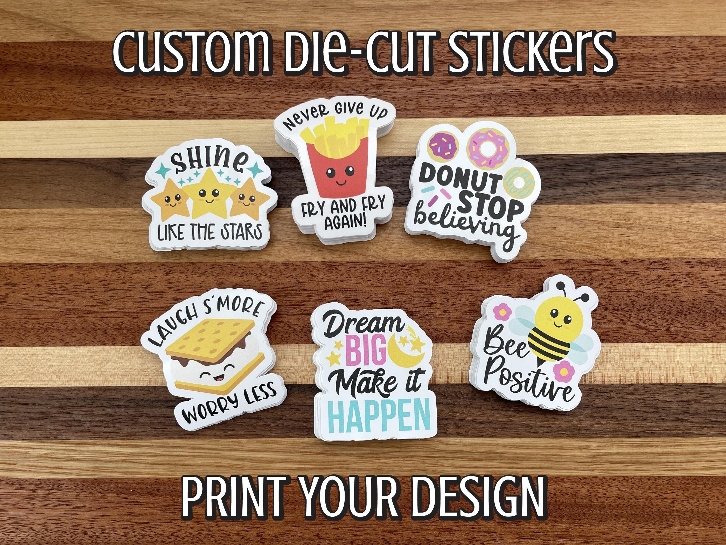 Custom Die Cut Stickers - Vinyl Stickers and Labels - Business Logo ...