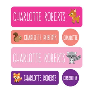 Daycare Pack - Set of 60 Labels - Baby bottle labels, Daycare Labels, School Labels, Dishwasher safe - Pre-made Design