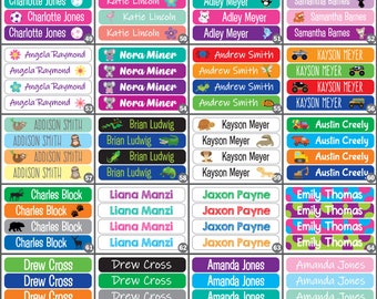 Kids Name Labels, School Supplies Labels, Personalized Name Label Roll –  The Label Palace