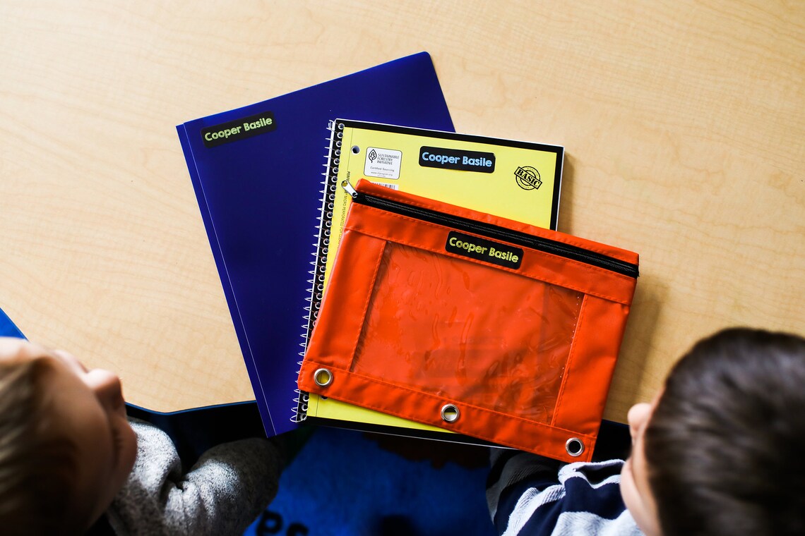 School Supply Labels Waterproof Labels for School Etsy