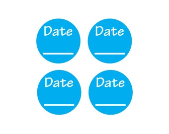 160 Removable Date Labels