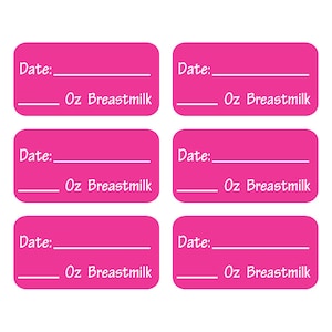 120 Removable Date Labels - Daycare Date Labels