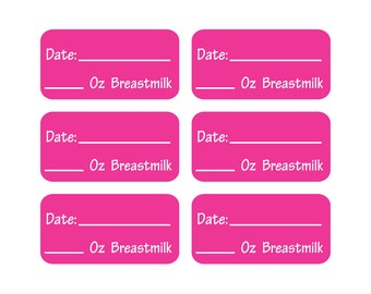 120 Removable Date Labels - Daycare Date Labels