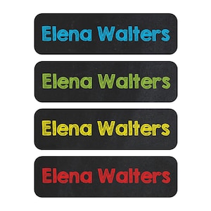 School Supply Labels - Waterproof Labels for School - Personalized Name Labels - Daycare Labels - Name Stickers - Chalkboard Font