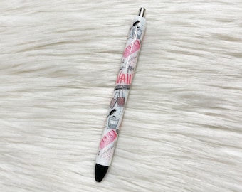 Nail Tech Glitter Pen/Nail Boss Glitter Pen/Nail Boss/Glitter Pen/Refillable/Epoxy Pen/InkJoy Pen/Gift/Cosmetology Pen/Manicure Pedicure Pen