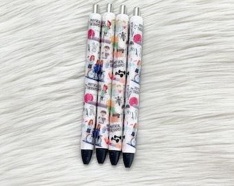 One Physical Therapist Resin Glitter Pen/PT Pen/Medical Glitter Pen/Therapist Glitter Pen/Glitter Pen/Refillable/Epoxy Pen/InkJoy Pen/Gift