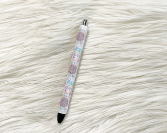 Mental Health Matters Glitter Pen/Mental Health Glitter Pen/Medical Glitter Pen/Glitter Pen/Refillable Pen/Epoxy Pen/InkJoy Pen/Gift