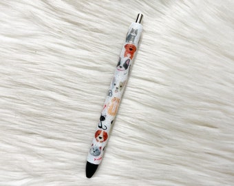 Vet Glitter Pen/Vet Tech Glitter Pen/Veterinarian Glitter Pen/Glitter Pen/Refillable/Epoxy Pen/InkJoy Pen/Gift/Vet Gift/Vet Tech Gift