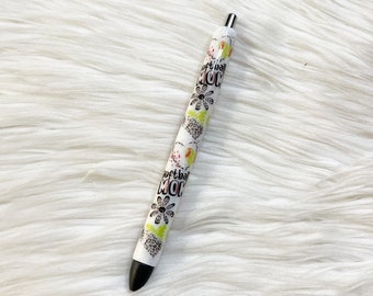 Softball Mom Glitter Pen/Softball Glitter Pen/Softball Mom/Sports Pen/Glitter Pen/Refillable/Epoxy Pen/InkJoy Pen/Gift/Mothers Day Gift
