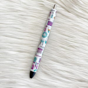 One Dental Glitter Pen/Dental Hygienist Glitter Pen/Glitter Pen/Refillable Pen/Epoxy Pen/InkJoy Pen/Gift/Dental Assistant Pen
