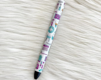 One Dental Glitter Pen/Dental Hygienist Glitter Pen/Glitter Pen/Refillable Pen/Epoxy Pen/InkJoy Pen/Gift/Dental Assistant Pen