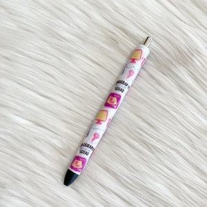 Ultrasound Glitter Pen | Sonography Glitter Pen | Medical Glitter Pen | Glitter Pen |  Refillable Pen | Epoxy Pen | InkJoy Pen | Gift