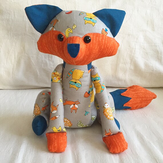 personalized fox stuffed animal