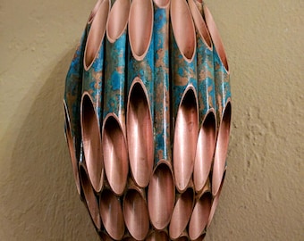 Copper Wall Sconce (Maison Charles Honeycomb, Rougier Tube)