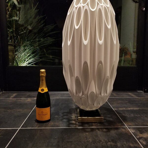 Rougier Tube Lamp - Recreation of a Rare Star Trek Prop (Elongated Ovoid Shape)