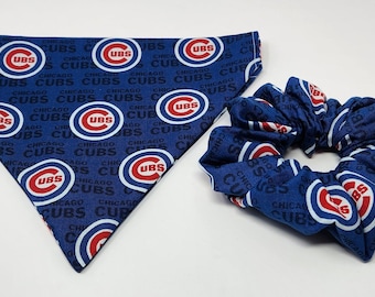 Chicago Cubs/Cubs scarf/Cubs bandana/Cubs baseball/dog scarf/dog bandana/baseball/Cubbys