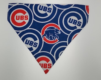 Cubs Dog Bandana: Baseball Pet Scarf
