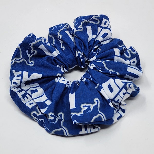 Detroit Lions scrunchie/Lions Scrunchie/Football scrunchie/NFL Scrunchie