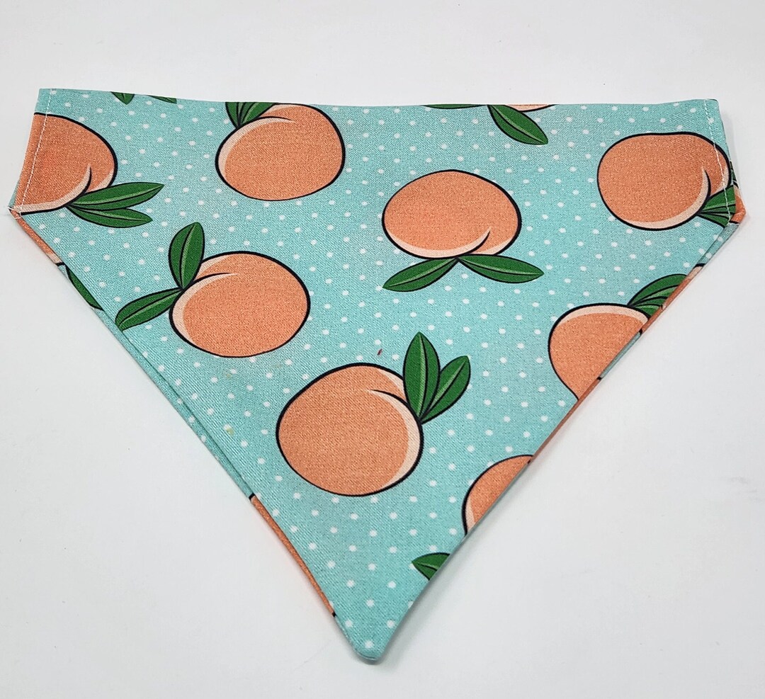 Peaches Bandana/peaches Dog Scarf/peaches Dog Bandana Etsy