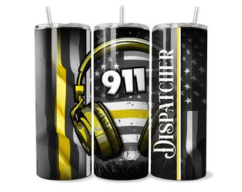 911 Operator Tumbler/911 Dispatcher Tumbler Gift/Police Fire Dispatcher Gift