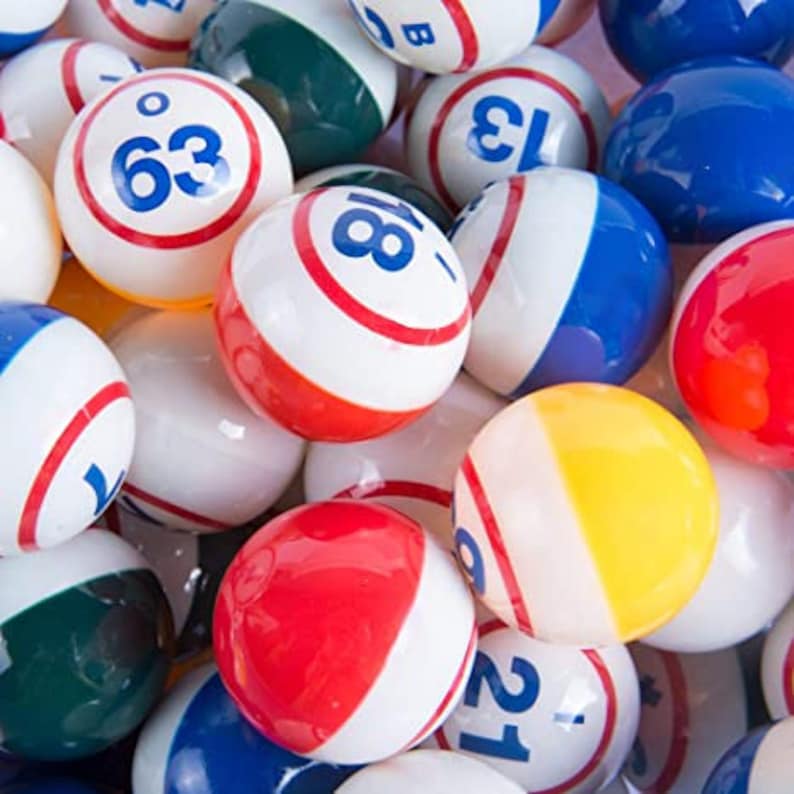 Bingo Balls / Lucky Number / Good Luck / Bingo / Bingo / Lucky Etsy
