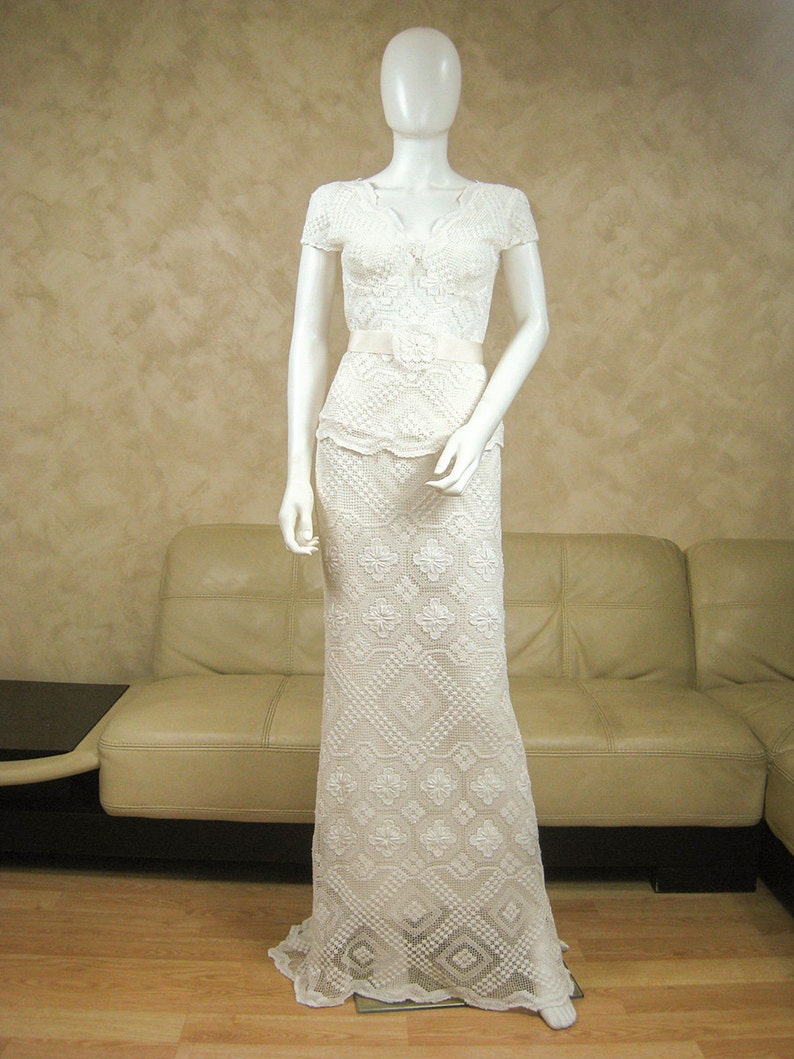 white skirt suit for wedding