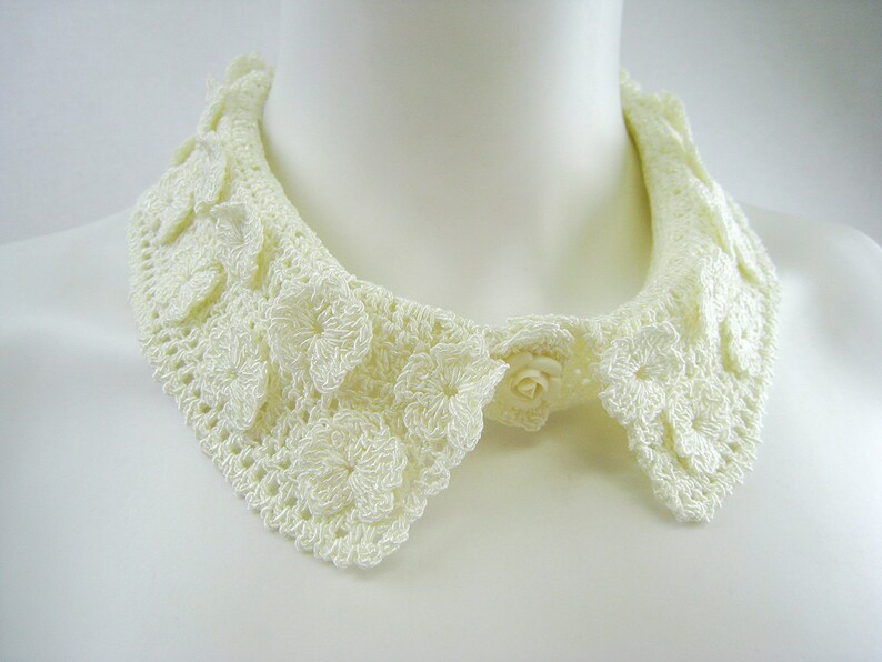 Exclusive Crochet Collar Fashion Accessory Etsy