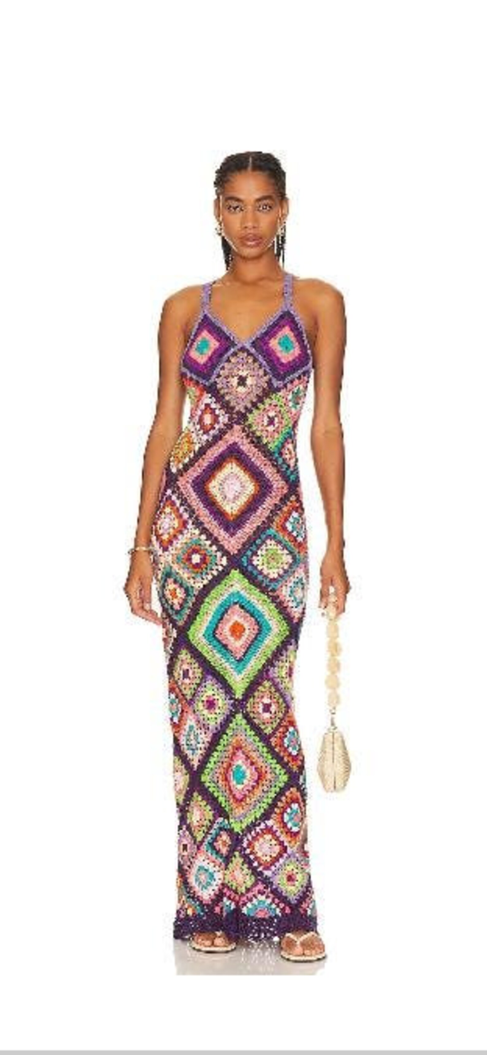 I’m On Fire Crochet Maxi Dress - Pink Flame