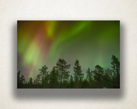 Aurora Borealis Alaska Giclee Canvas Picture Wall Art