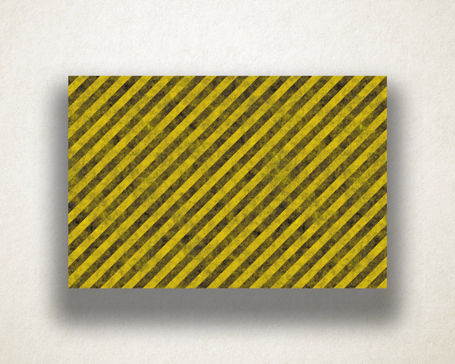 Caution Tape Canvas Art Print Caution Wall Art Industrial Etsy
