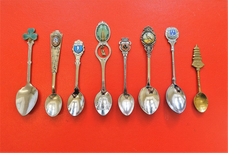 Vintage Souvenir Crested Spoons