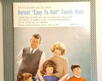 Booklet, Bernat, knitting guide