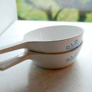 Blue Corning Mini Pans