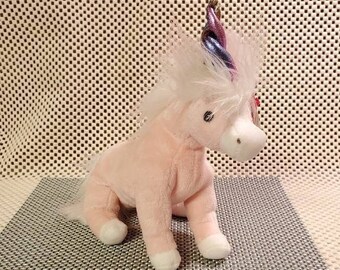 Plush Toy, Beanie Baby, Unicorn Charmer