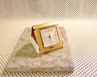 1960s Seth Thomas Clamshell Travel Alarm Clock Made in Germany It Works ...
