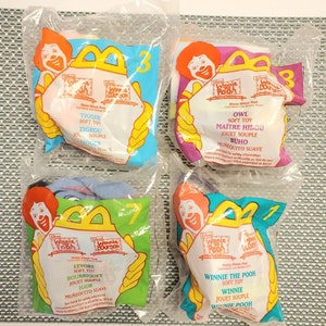 Disney Favorites McDonald&#39;s Sealed Vintage Clip Toys, Winnie the Pooh, Owl