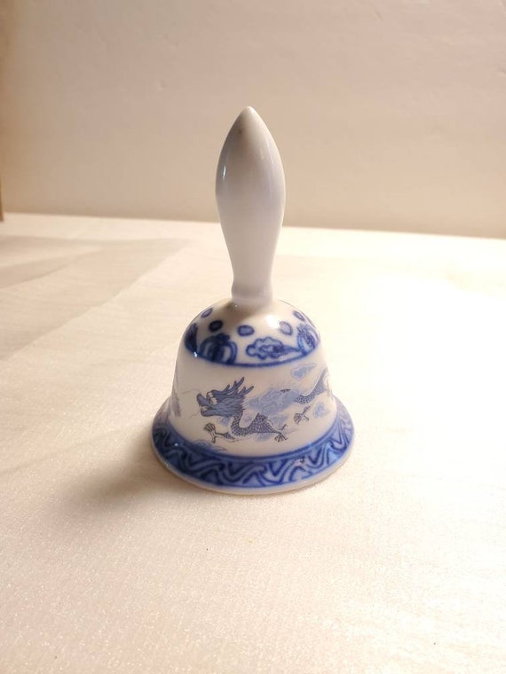 Bell, Blue Dragon, Porcelain - Etsy