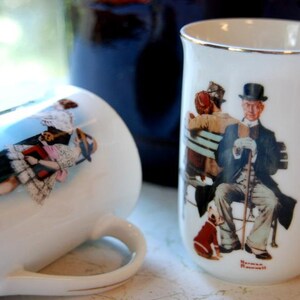 Norman Rockwell Mugs