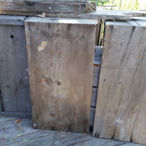 Weathered Wooden Apple Box Crates
