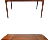 Danish Modern Expandable Teak Dining Table Scandinavian Design Retro Dining Table Mid Century Modern Dining Table Teak Furniture