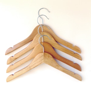Kids Clothes Closet Hangers SVG Bundle by Oxee, Wooden Baby Closet