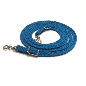 flat braided reins  custom colors and lengths, reins, horse tack, braided reins, paracord reins, custom reins, paracord horse tack