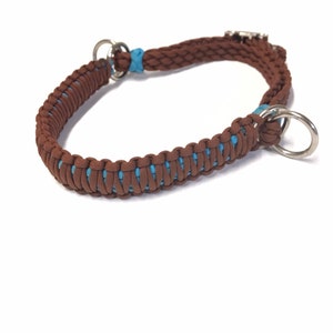Side pull hackamore   bridle attachment with a &quot;whoa&quot; brown over your choice of color