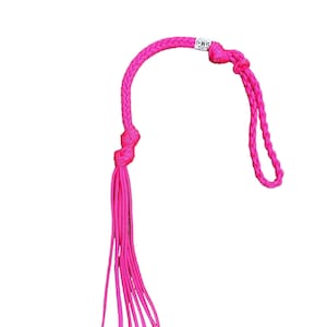 pink riding crop, paracord training quirt