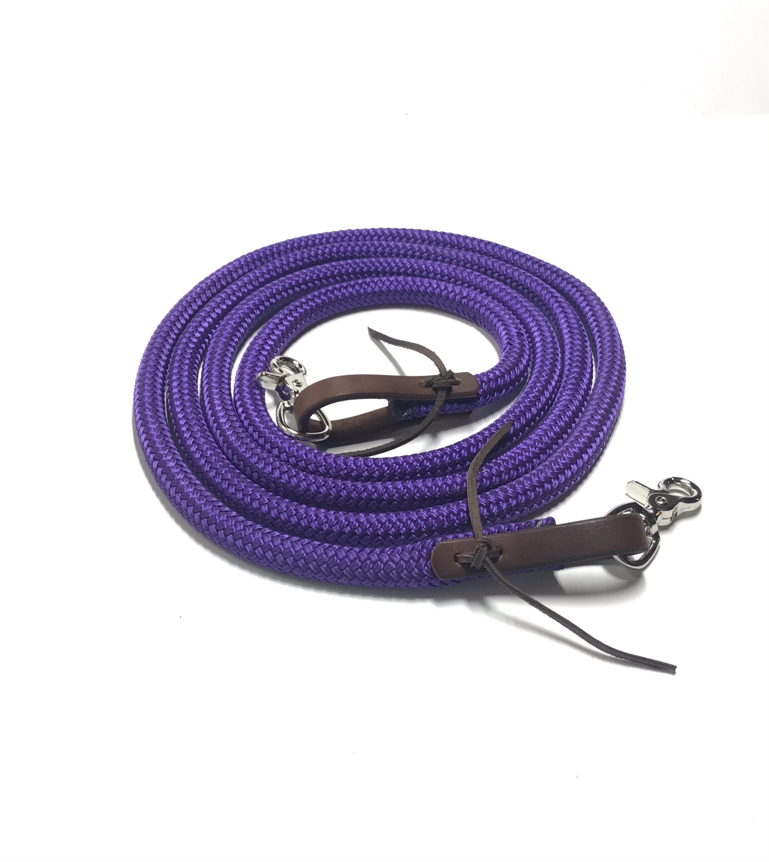 Rênes De Corde En Cuir Véritable - Modèle Huile Léger Neuves Pour
