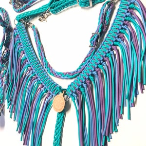 Custom Fringe Tack Set Fringe Breast Collar Paracord Horse - Etsy