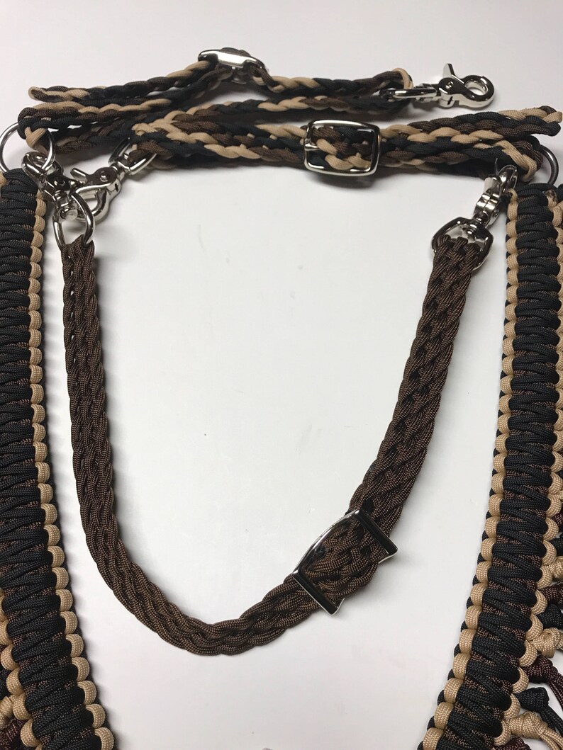 Fringe breast collar custom horse tack dark brown and black Etsy