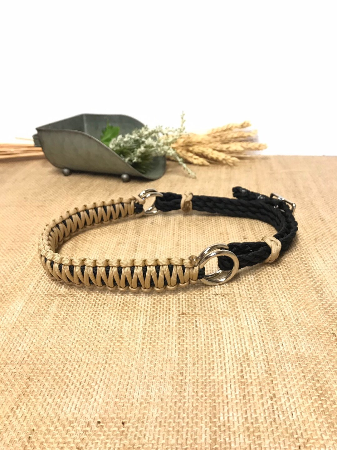 Braided Side Pull Hackamore Light Tan Mini to Draft Size... Black or